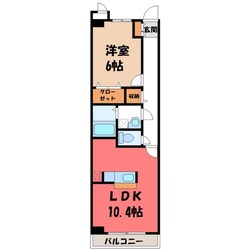 江曽島駅 徒歩12分 2階の物件間取画像